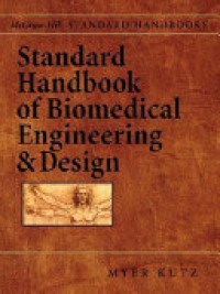 Standard handbook of biomedical engineering and design