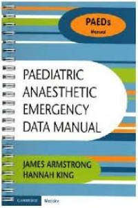 Paediatric anaesthetic emergency data manual