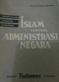 Islam tentang administrasi negara