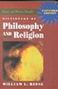 Dictionary of philosophy and religion : eastern and western thought