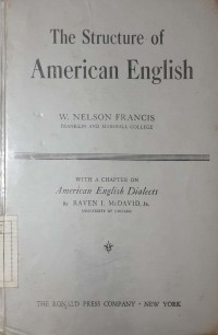 Image of The structure of American English