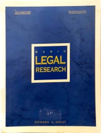 Basic legal research and writing