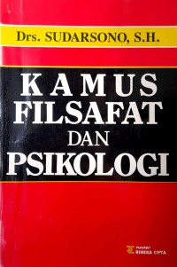 Image of Kamus filsafat dan psikologi