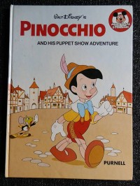 Image of Pinocchio and his puppet show adventure